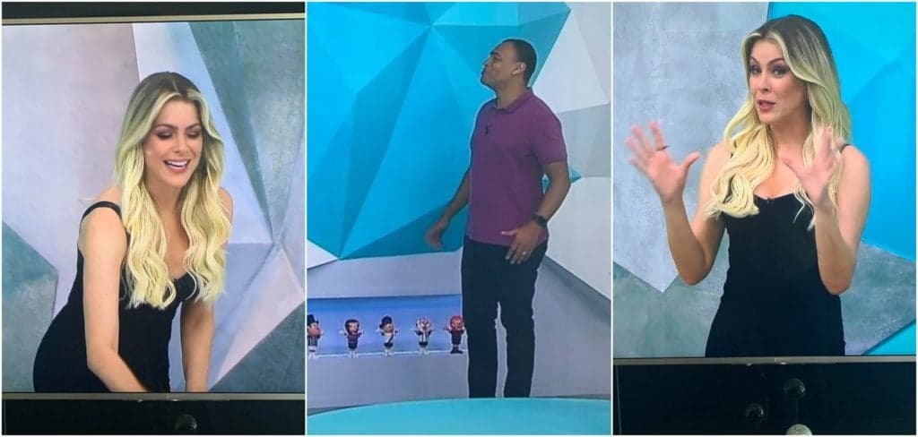 Renata Fan lança novo cenário na Band, após Globo ir pra cima e Denilson não se controla com cantada: "Maldade"