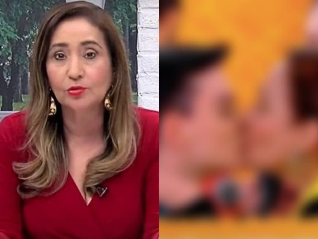 Sonia Abrão surge dando beijo em apresentador do SBT, recebe críticas e faz textão: "Só para esclarecer"