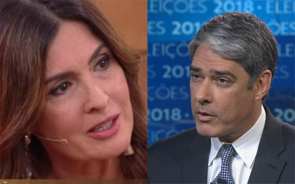 Fátima Bernardes clama por Bonner, é chamada de falsa por empregada e vê famoso ir pra cima dela: "Masturbação"
