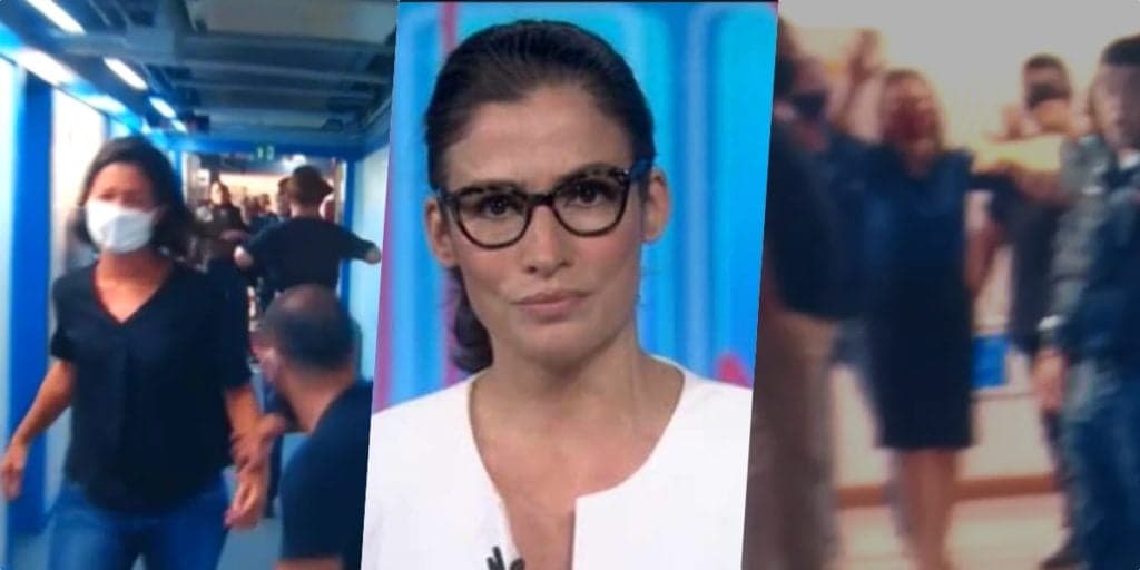 Inédito! Novos vídeos mostram Renata Vasconcellos em desespero, em meio a invasão na Globo e refém: "Larga ela"