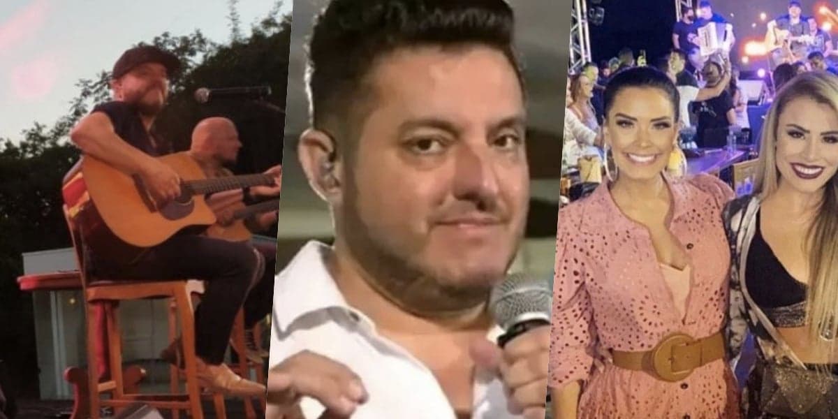 Bruno, da dupla com Marrone, se envolveu em uma polêmica ao lado de Ivy (Foto montagem: TV Foco) Bruno, da dupla com Marrone, se envolveu em uma polêmica ao lado de Ivy (Foto montagem: TV Foco)
