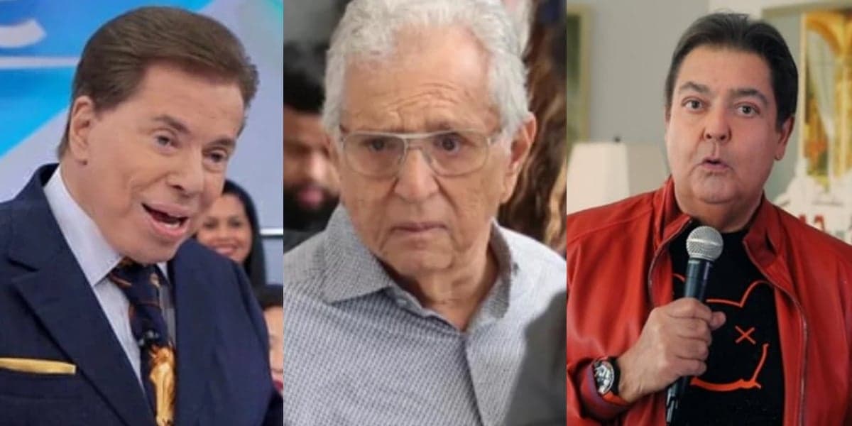 Carlos Alberto foi citado por Faustão após treta com Silvio (Foto montagem: TV Foco) Carlos Alberto foi citado por Faustão após treta com Silvio (Foto montagem: TV Foco)