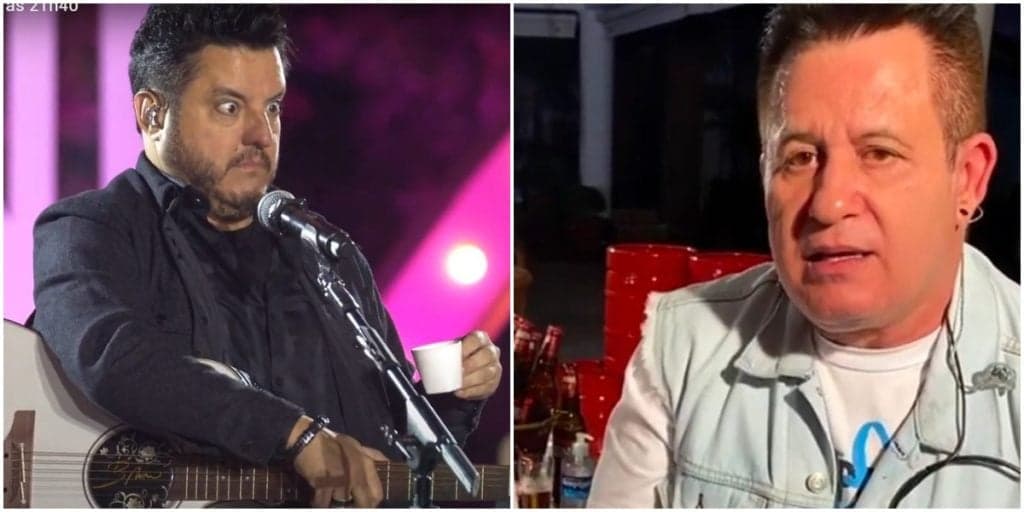 Marrone, após Bruno colocar a mão em seu pênis e afirmar que ele só tem uma bola, decide colocar para fora: "É grande''
