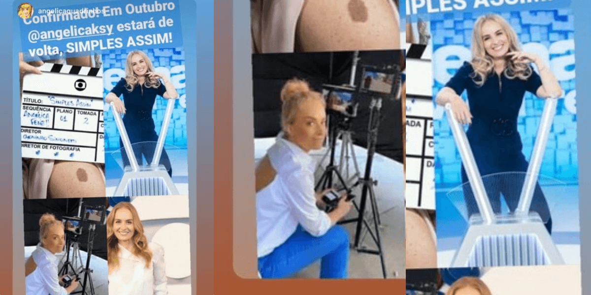 Angélica compartilha post em seu Instagram Stories (Foto: Montagem) Angélica compartilha post em seu Instagram Stories (Foto: Montagem)