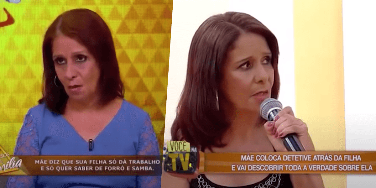 Mesma personagem aparece em dois programas diferentes (Foto: Montagem) Mesma personagem aparece em dois programas diferentes (Foto: Montagem)