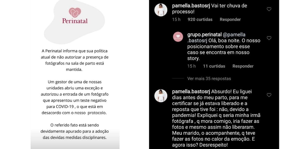 Após polêmica envolvendo Giovana Ewbank e Bruno Gagliasso, Grupo Perinatal se pronuncia (Foto: Reprodução/Instagram) Após polêmica envolvendo Giovana Ewbank e Bruno Gagliasso, Grupo Perinatal se pronuncia (Foto: Reprodução/Instagram)