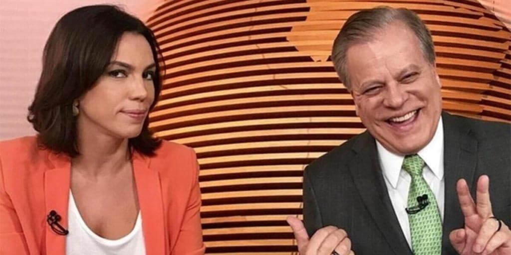 Ana Paula Araújo e Chico Pinheiro nos bastidores do Bom Dia Brasil (Foto: Divulgação/TV Globo) Ana Paula Araújo e Chico Pinheiro nos bastidores do Bom Dia Brasil (Foto: Divulgação/TV Globo)
