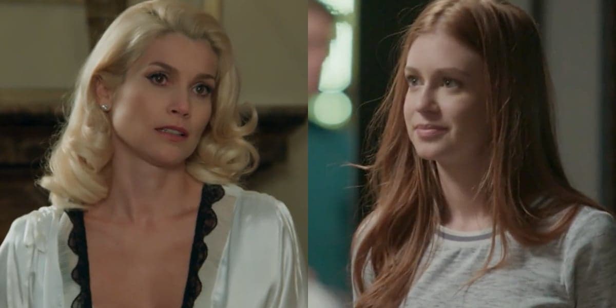 Flávia Alessandra (Sandra) em Eta Mundo Bom e Marina Ruy Barbosa (Eliza) em Totalmente Demais; novelas salvaram a audiência (Foto: Reprodução/Globo) Flávia Alessandra (Sandra) em Eta Mundo Bom e Marina Ruy Barbosa (Eliza) em Totalmente Demais; novelas salvaram a audiência (Foto: Reprodução/Globo)