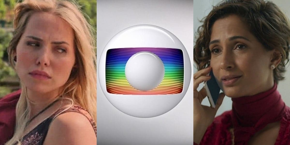 Letícia Colin em Cine Holliúdy e Camila Pitanga em Aruanas; reprise da série desbancou audiência da inédita (Foto: Divulgação/Globo/Montagem) Letícia Colin em Cine Holliúdy e Camila Pitanga em Aruanas; reprise da série desbancou audiência da inédita (Foto: Divulgação/Globo/Montagem)