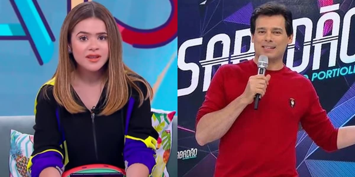 Maisa Silva no Programa da Maisa e Celso Portiolli no Sabadão; programas deram vexame na audiência (Foto: Reprodução/SBT) Maisa Silva no Programa da Maisa e Celso Portiolli no Sabadão; programas deram vexame na audiência (Foto: Reprodução/SBT)