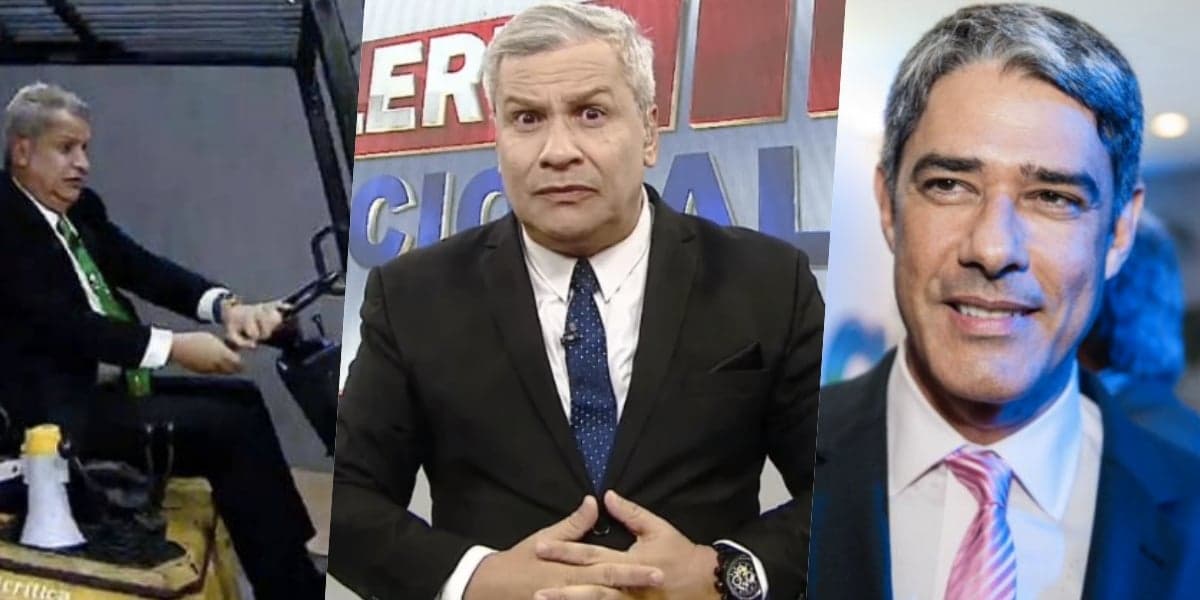 Sikêra Jr. já causou muito em seis meses na RedeTV! e envolveu William Bonner (Foto montagem: TV Foco) Sikêra Jr. já causou muito em seis meses na RedeTV! e envolveu William Bonner (Foto montagem: TV Foco)