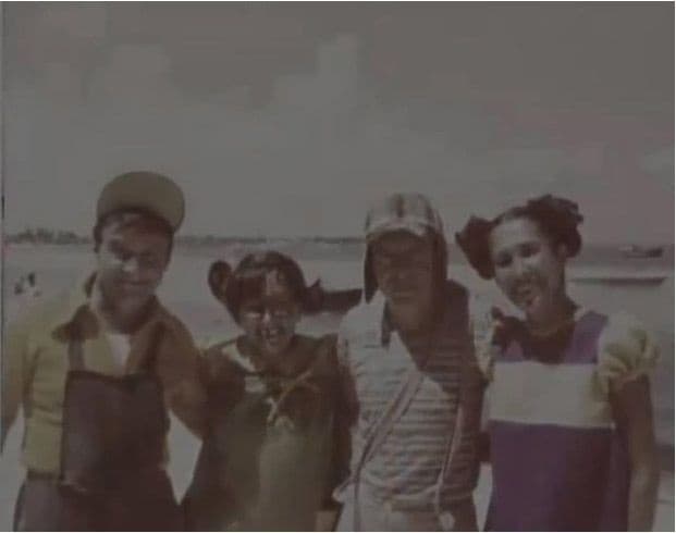 Foto rara de Roberto Bolaños (Imagem: Reprodução) Foto rara de Roberto Bolaños (Imagem: Reprodução)