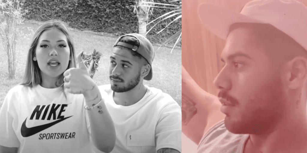 Zé Felipe aparece aos berros com namorada em vídeo, climão toma conta e cantor dá basta na situação: "Para agora!"