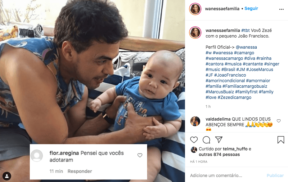 Zezé com o filho de Wanessa (Foto: Montagem) Zezé com o filho de Wanessa (Foto: Montagem)