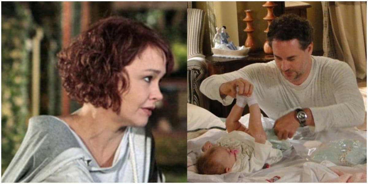 A bebê Vitória fez sucesso na novela Fina Estampa - Foto: Montagem A bebê Vitória fez sucesso na novela Fina Estampa - Foto: Montagem