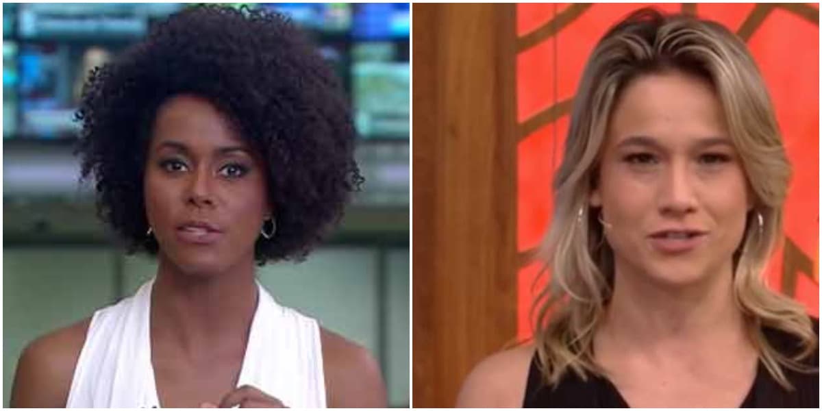 Maju Coutinho se deu bem no horário que era ocupado por Fernanda Gentil (Foto: Reprodução/ Montagem/ TV Foco) Maju Coutinho se deu bem no horário que era ocupado por Fernanda Gentil (Foto: Reprodução/ Montagem/ TV Foco)