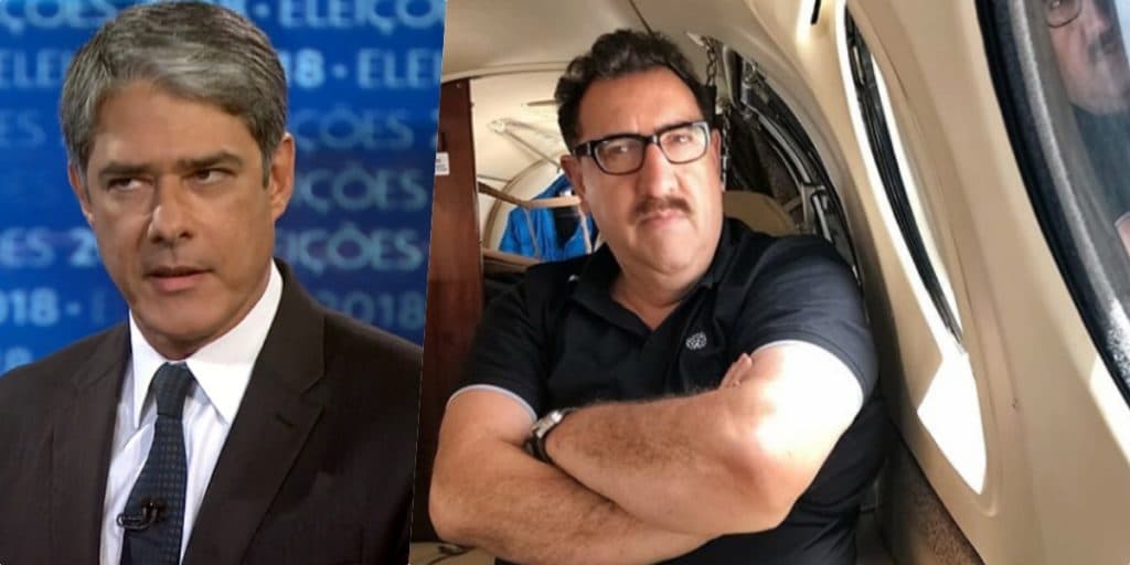Ratinho, ao vivo, 'detona' William Bonner do Jornal Nacional, fala de Silvio Santos e esmurra sem dó: "É burro né"