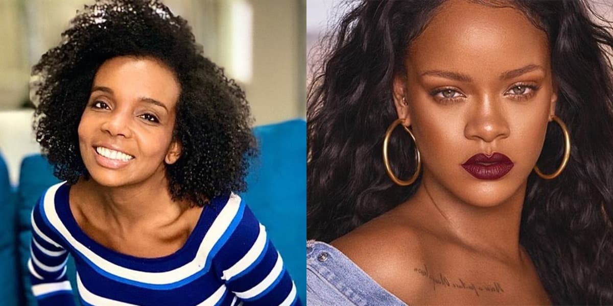 Thelma promove Fenty, marca de Rihanna (Foto: Reprodução) Thelma promove Fenty, marca de Rihanna (Foto: Reprodução)