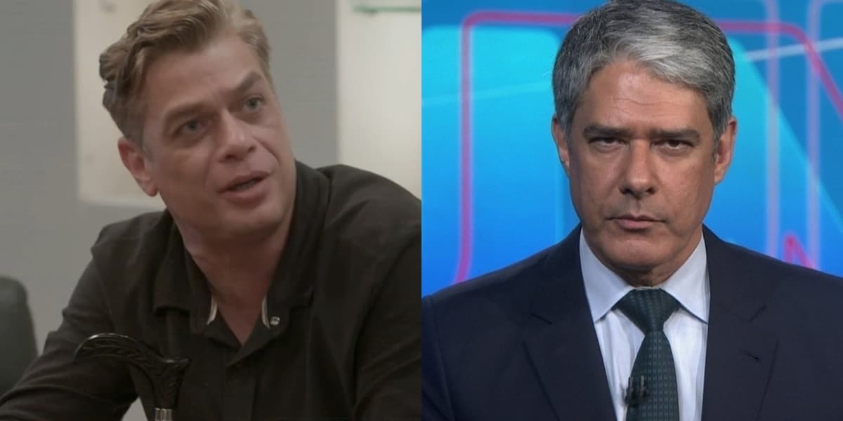 Fábio Assunção (Arthur) em cena de Totalmente Demais e William Bonner no Jornal Nacional; novela das sete teve mais audiência que o JN (Foto: Reprodução/Globo) Fábio Assunção (Arthur) em cena de Totalmente Demais e William Bonner no Jornal Nacional; novela das sete teve mais audiência que o JN (Foto: Reprodução/Globo)