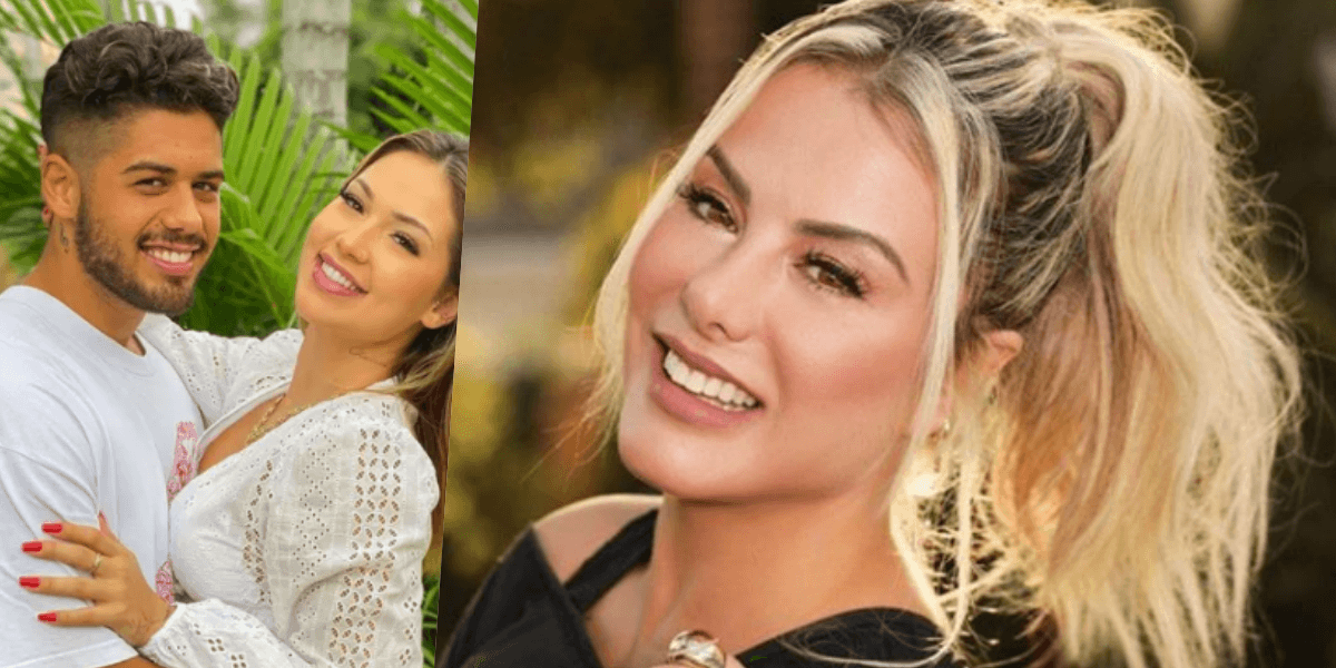 Poliana Rocha surgiu com a namorada de Zé Felipe, Virgínia, e se declarou (Foto: Reprodução/ Montagem) Poliana Rocha surgiu com a namorada de Zé Felipe, Virgínia, e se declarou (Foto: Reprodução/ Montagem)