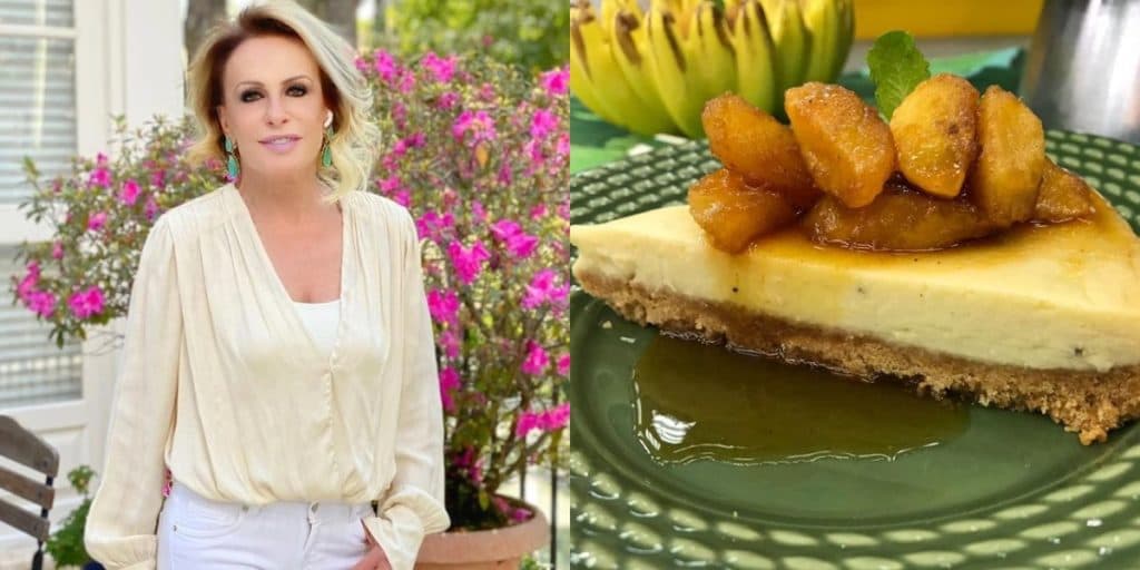 Ana Maria Braga prepara cheesecake de banana no Encontro com Fátima Bernardes de hoje (30/09)