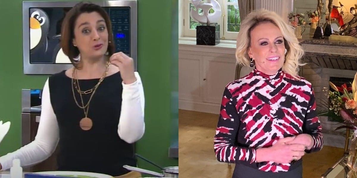 Catia Fonseca e Ana Maria Braga (Foto: Reprodução/Band/Instagram) Catia Fonseca e Ana Maria Braga (Foto: Reprodução/Band/Instagram)