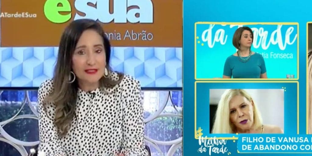 Catia Fonseca abre fogo contra Sonia Abrão, repórteres são colocados lado a lado e disputa é rasgada ao vivo: "Sai"