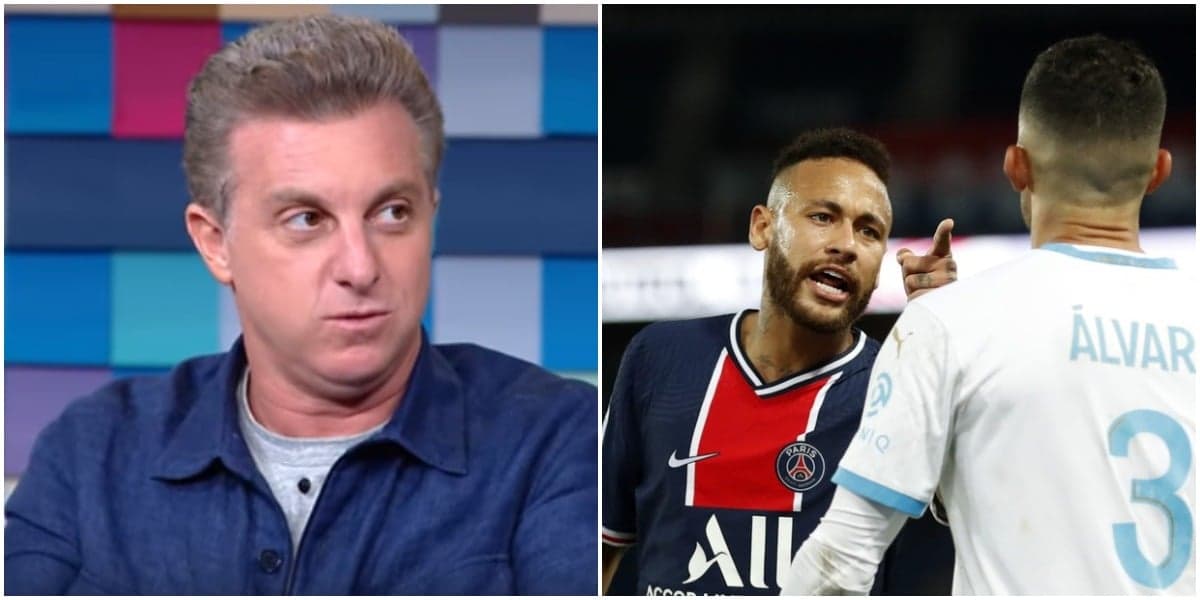 Luciano Huck defendeu Neymar após episódio de racismo - Foto: Montagem Luciano Huck defendeu Neymar após episódio de racismo - Foto: Montagem