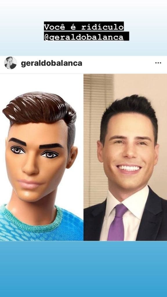 Luiz Bacci compartilha piada em seu Instagram Stories (Foto: Reprodução) Luiz Bacci compartilha piada em seu Instagram Stories (Foto: Reprodução)