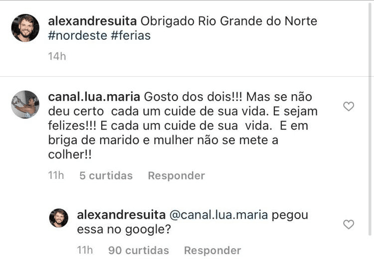 Alexandre, irmão de Andressa Suita, alfinetou Gusttavo Lima (Foto: reprodução/Instagram) Alexandre, irmão de Andressa Suita, alfinetou Gusttavo Lima (Foto: reprodução/Instagram)