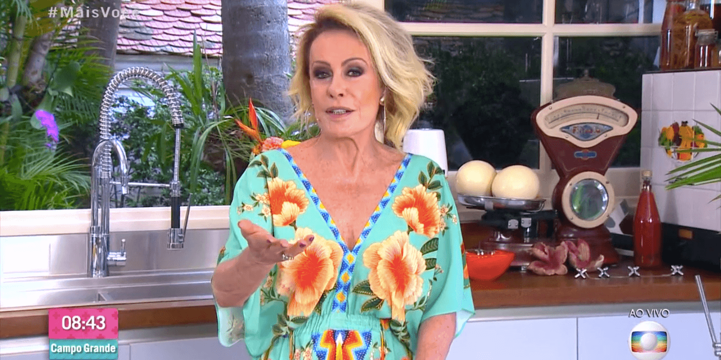 Ana Maria Braga comunicou sobre o sumiço de Louro José (Foto: reprodução/Globo) Ana Maria Braga comunicou sobre o sumiço de Louro José (Foto: reprodução/Globo)