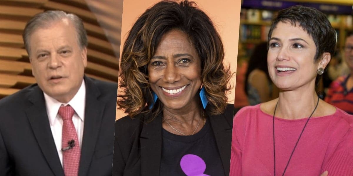 Chico Pinheiro, Glória Maria e Sandra Annenberg podem ser desligados da Globo no ano que vem (Foto: reprodução) Chico Pinheiro, Glória Maria e Sandra Annenberg podem ser desligados da Globo no ano que vem (Foto: reprodução)