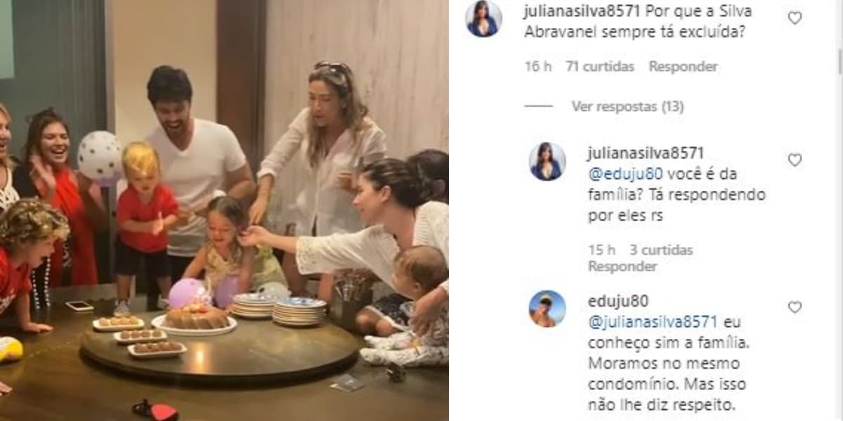 Internautas brigaram ao comentar sobre Silvia Abravanel (Foto: Reprodução/Instagram) Internautas brigaram ao comentar sobre Silvia Abravanel (Foto: Reprodução/Instagram)
