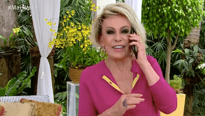 Ana Maria Braga liga ao vivo para telespectador (Reprodução) Ana Maria Braga liga ao vivo para telespectador (Reprodução)