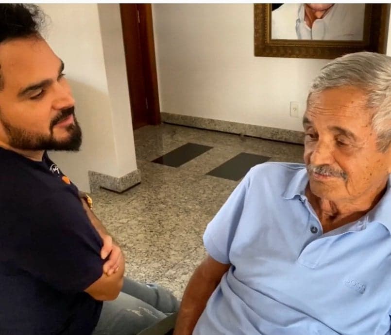 Luciano Camargo e Seu Francisco (Foto: Divulgação/Instagram) Luciano Camargo e Seu Francisco (Foto: Divulgação/Instagram)