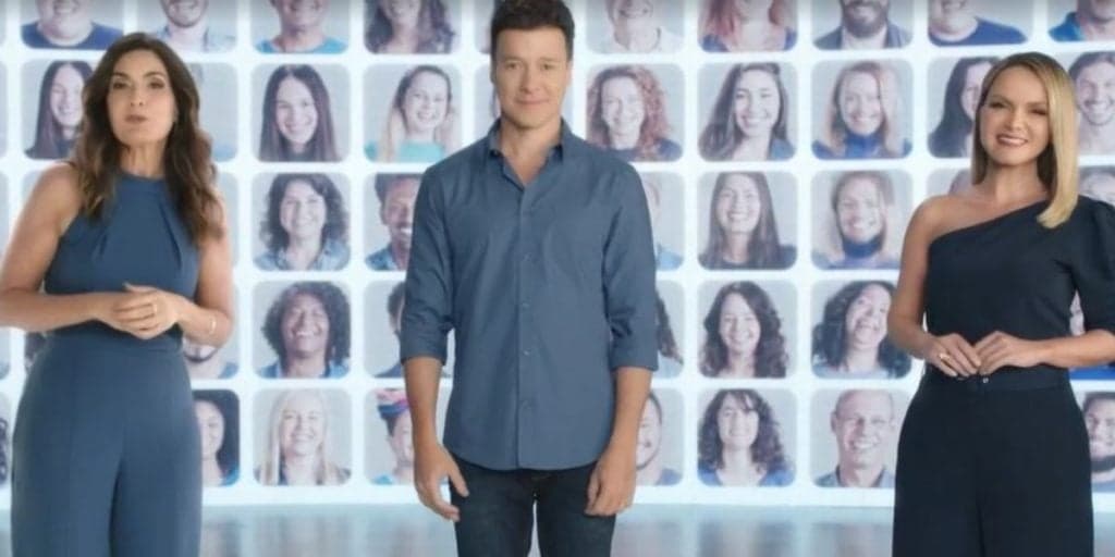 Fátima Bernardes estrela comercial com Eliana e Faro
