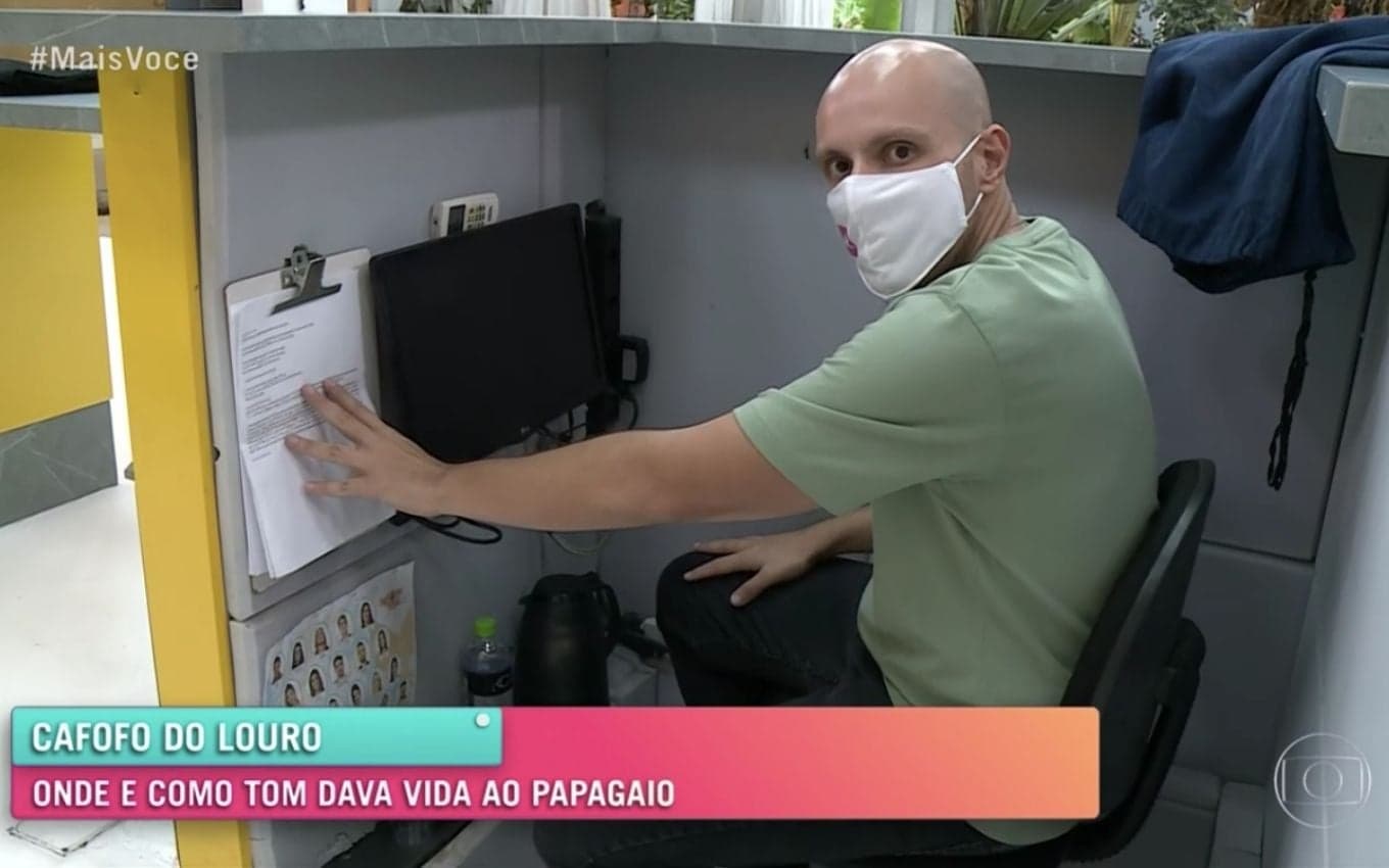 Ana Maria Braga revela esconderijo de Tom Veiga ( Reprodução ) Ana Maria Braga revela esconderijo de Tom Veiga ( Reprodução )