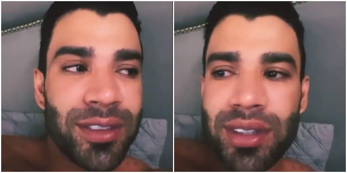 Gusttavo Lima chora ao falar dos cinco anos da morte de sua mãe, dona Sebastiana Lima (Foto: Reprodução) Gusttavo Lima chora ao falar dos cinco anos da morte de sua mãe, dona Sebastiana Lima (Foto: Reprodução)