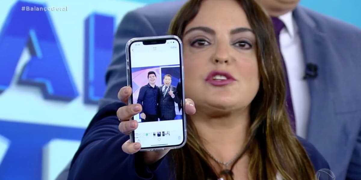 Fabiola Reipert fala sobre filho de Geraldo Luís (Reprodução) Fabiola Reipert fala sobre filho de Geraldo Luís (Reprodução)