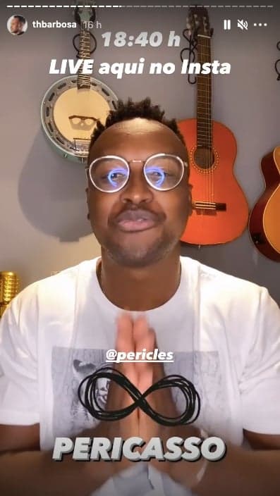 Thiaguinho surge em vídeo para falar de lançamento (Reprodução) Thiaguinho surge em vídeo para falar de lançamento (Reprodução)