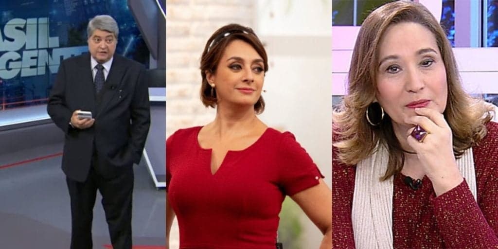 Datena estoura, ao vivo, ao lado de Catia Fonseca, pega telefone e detona ao envolver Sonia Abrão: "Pelo amor Deus"