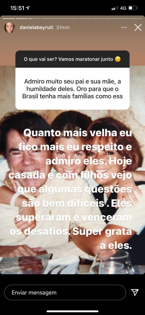 Silvio Santos, Íris Abravanel e Daniela Beyruti (Foto: Reprodução / Instagram) Silvio Santos, Íris Abravanel e Daniela Beyruti (Foto: Reprodução / Instagram)