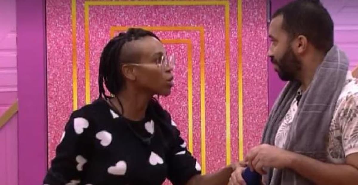 Karol Conká e Gilberto no BBB21 (Foto: Reprodução) Karol Conká e Gilberto no BBB21 (Foto: Reprodução)