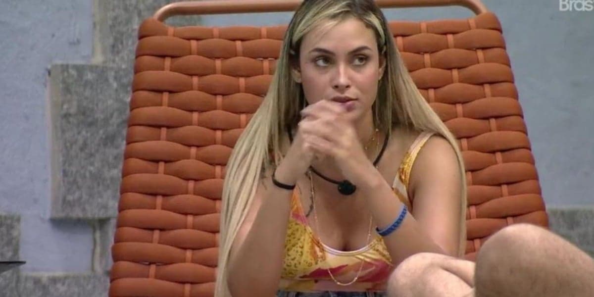 Sarah desvenda Projota no BBB21 (Foto: Reprodução) Sarah desvenda Projota no BBB21 (Foto: Reprodução)
