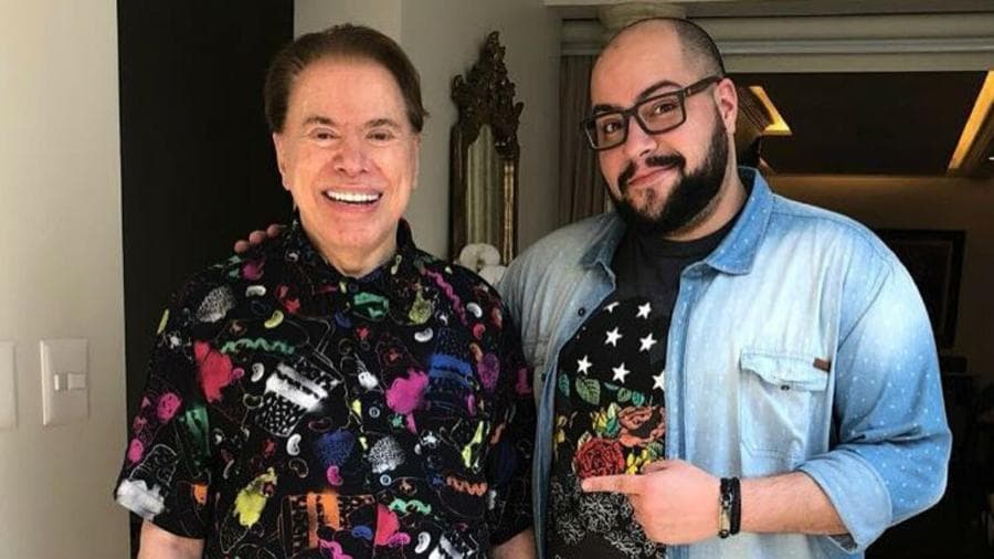 Tiago Abravanel e Silvio Santos Tiago Abravanel e Silvio Santos
