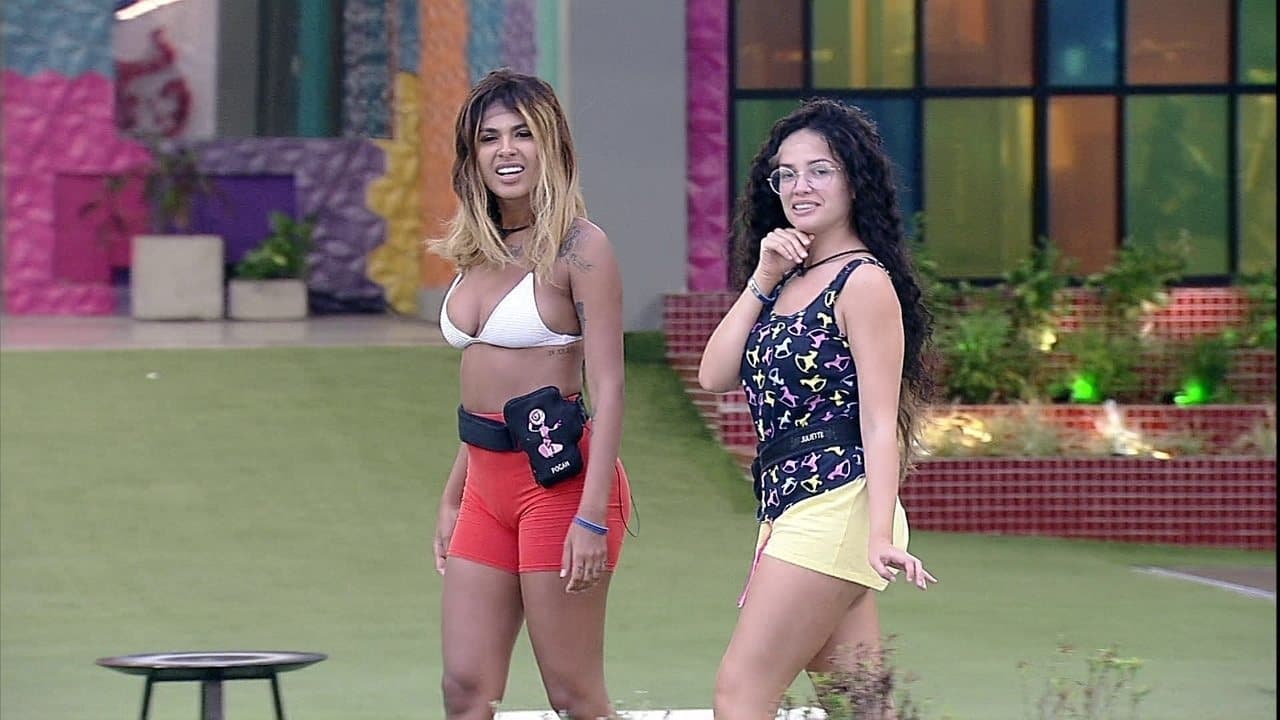 Pocah e Juliette no BBB21 (Foto: Reprodução) Pocah e Juliette no BBB21 (Foto: Reprodução)