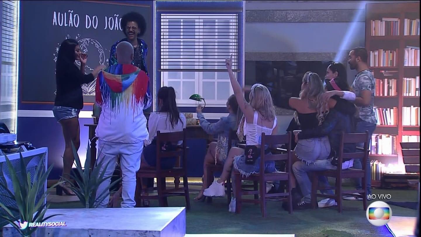 Festa do João Luiz no BBB21 (Foto: Reprodução) Festa do João Luiz no BBB21 (Foto: Reprodução)