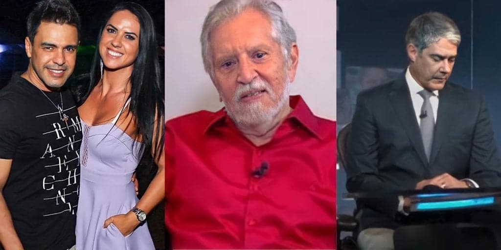 Graciele vê Zezé assumir separação e exibe marcas, filha de Carlos Alberto morre e William Bonner não esconde luto