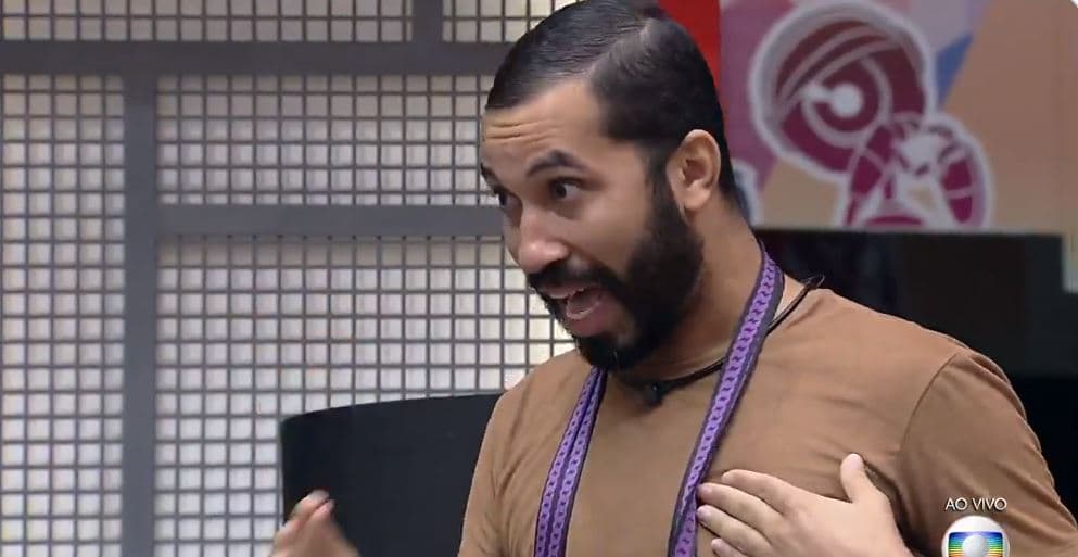 Gil se revoltou no BBB21 (Foto: Reprodução) Gil se revoltou no BBB21 (Foto: Reprodução)