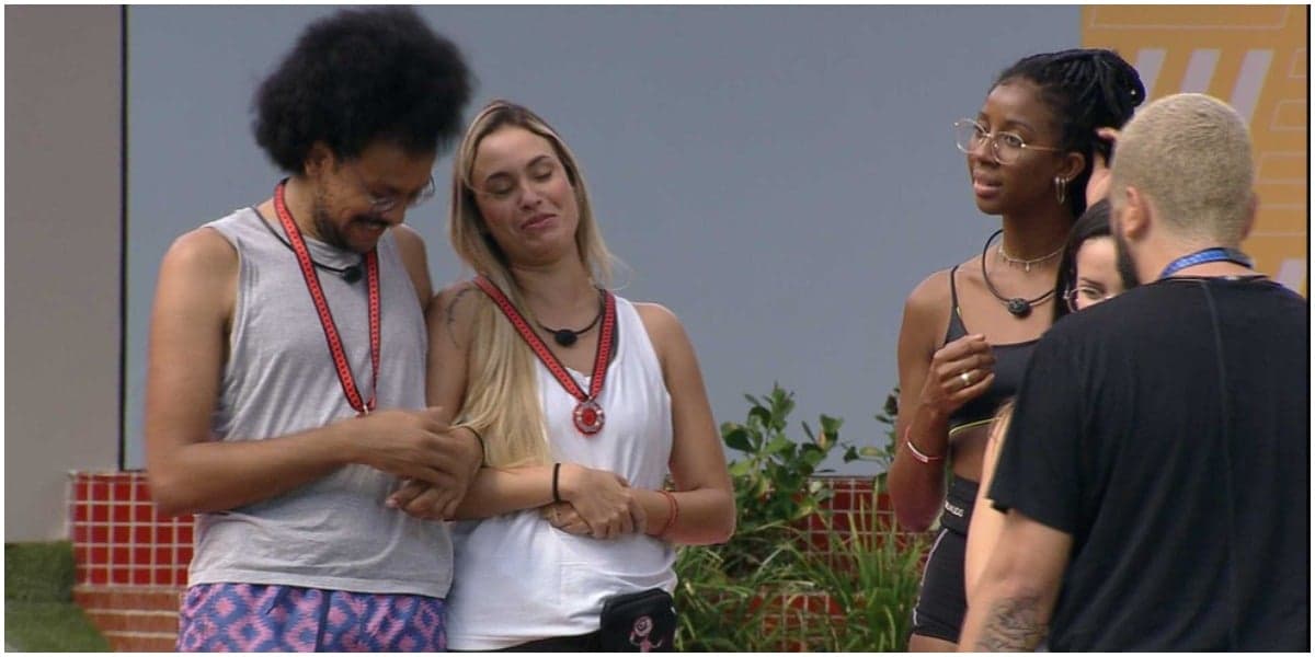 Projota, vence a prova do anjo e coloca Sarah e João Luiz no castigo do monstro Projota, vence a prova do anjo e coloca Sarah e João Luiz no castigo do monstro